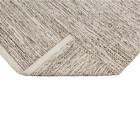 Tapete Indiano Retangular Australian de Algodão Para Áreas Internas Cinza 3x4m Edantex