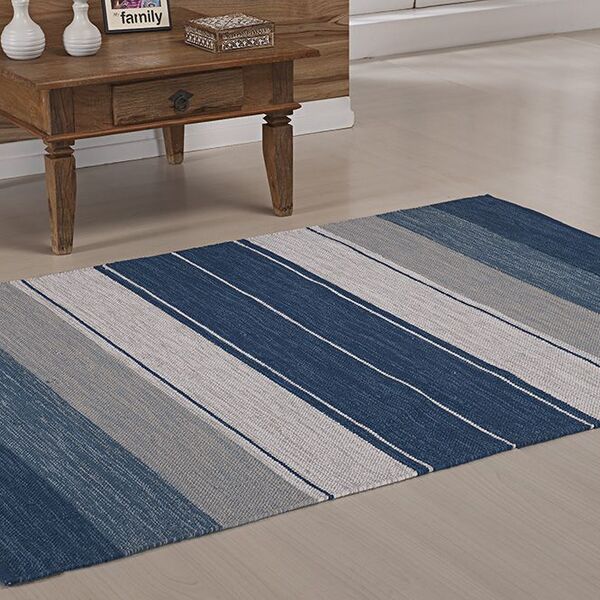 Tapete Indiano Kilim - Basar - 1,40m X 2,00m - 100% Algodão -