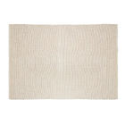 Tapete Indiano Retangular Zeland Lã e Algodão Cinza Áreas Internas 0,66x1,8m Edantex