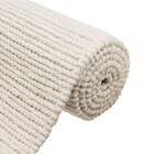 Tapete Indiano Retangular Zeland Lã e Algodão Cinza Áreas Internas 4x5m Edantex