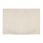 Tapete Indiano Retangular Zeland Lã e Algodão Cru Áreas Internas 0,66x1,8m Edantex