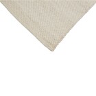 Tapete Indiano Retangular Zeland Lã e Algodão Off White Áreas Internas 0,66x1,8m Edantex