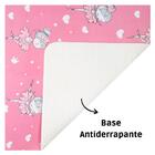 Tapete Infantil 130x200cm Tecil Bailarina Antiderrapante