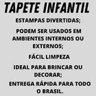 Tapete Infantil 130x200cm Tecil Bailarina Antiderrapante