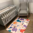 Tapete Infantil 95x130 Dino Retro