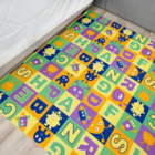 Tapete Infantil Antiderrapante 100x130 Alfabeto