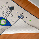 Tapete Infantil Astronauta Royal 45x100cm Antiderrapante