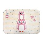 Tapete Infantil Coruja Baby Para Quarto De Menina 40x60cm