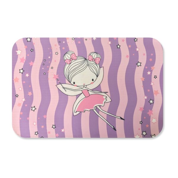 Tapete Infantil Fada Para Quarto De Menina 40x60cm