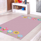 Tapete Infantil Flores Rosa 60x120cm
