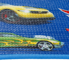 Tapete Infantil Hot Wheels Azul 1,20x1,80m Jolitex