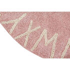 Tapete Infantil Lorena Canals Abc Redondo Rosa Nude - 150cm