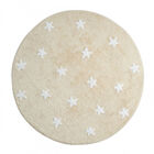 Tapete Infantil Lorena Canals Céu Redondo Bege - 140cm