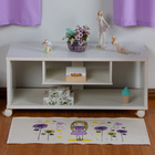 Tapete Infantil Menininha Lilás 45x100cm Antiderrapante