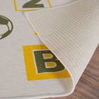 Tapete Infantil Natural Abc Amarelo 45x70cm