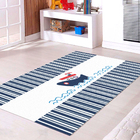 Tapete Infantil Navio Azul E Branco