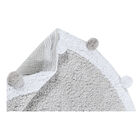 Tapete Infantil Redondo Bubbly - Cinza