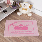 Tapete Infantil Rosa Princesa Rosa 45x70cm