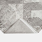 Tapete Istambul 01 100x140 - Bege E Cinza - Edantex