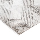 Tapete Istambul 01 100x140 - Bege E Cinza - Edantex