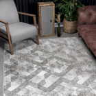 Tapete Istambul 01 200x250 - Bege E Cinza - Edantex