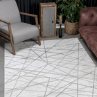 Tapete Istambul 02 100x140 - Bege E Cinza - Edantex