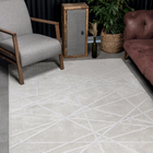 Tapete Istambul 03 140x200 - Bege E Cinza - Edantex