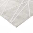 Tapete Istambul 03 140x200 - Bege E Cinza - Edantex