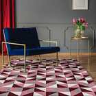 Tapete Jacquard Antiderrapante 1,32x2,00 Dallas Vermelho