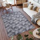 Tapete Jacquard Cairo 135x200cm Preto - Antiderrapante