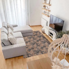 Tapete Jacquard Solaris 135x200cm Marrom - Antiderrapante