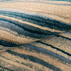 Tapete Jacquard Supreme Onda Azul 1,50x2,00m São Carlos