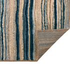 Tapete Jacquard Supreme Onda Azul 1,50x2,00m São Carlos