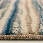 Tapete Jacquard Supreme Onda Azul 1,50x2,00m São Carlos