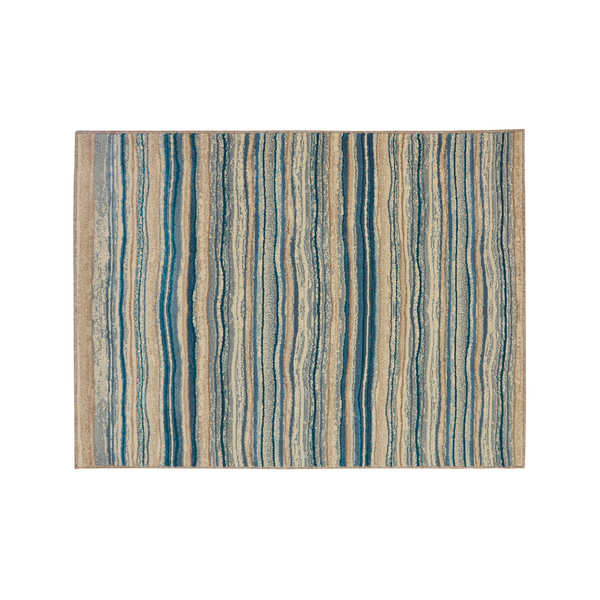 Tapete Jacquard Supreme Onda Azul 1,50x2,00m São Carlos