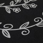 Tapete Jogo De Banheiro Preto Antiderrapante Kit 3 Peças Ramo