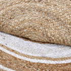 Tapete Juta Nour Branco 1,5m Inspire