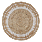 Tapete Juta Nour Branco 1,5m Inspire