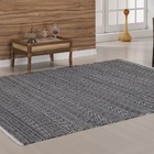 Tapete Kilim Anand 200x250 Preto Unico