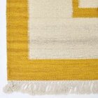 Tapete Kilim Jaipur 200x200 Amarelo/natural