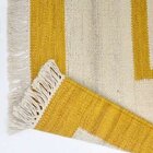 Tapete Kilim Jaipur 200x200 Amarelo/natural