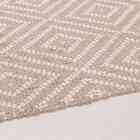 Tapete Krishna Dupla Face 1 00x1 50 Bege/branco Niazitex