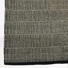 Tapete Lã Linhas 150x200 Prata/preto