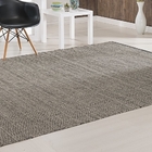 Tapete Lã Linhas 150x200 Prata/preto