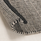 Tapete Lã Linhas 200x250 Prata/preto