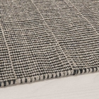 Tapete Lã Linhas 200x250 Prata/preto