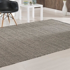 Tapete Lã Linhas 200x250 Prata/preto