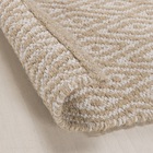 Tapete Lã Square 150x200 Bege/branco