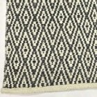 Tapete Lã Square 150x200 Preto/branco