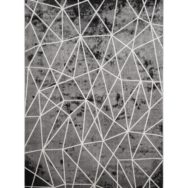 Tapete Liege 01 150 Redondo - Cinza - Edantex